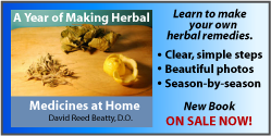 A Year of Making Herbal Medicines at Home by David Reed Beatty. 